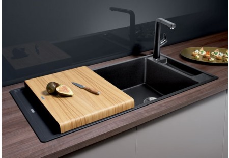 Мойка Blanco AXIA III XL 6 S доска ясень клапан-автомат InFino® темная скала preview 2