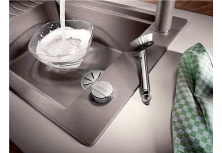 Мойка Blanco Elon XL 8 S SILGRANIT PuraDur клапан-автомат InFino® серый беж preview 4