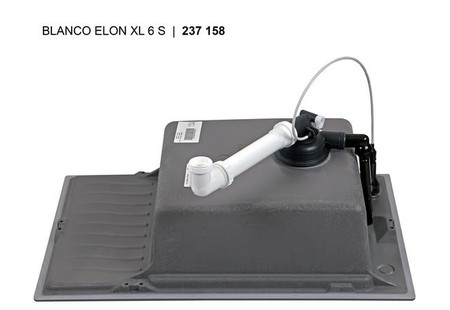 Мойка Blanco Elon XL 6 S-F SILGRANIT PuraDur клапан-автомат InFino® белый preview 7