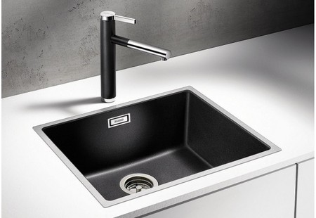Мойка Blanco SUBLINE 500-IF отводная арматура InFino® антрацит preview 4