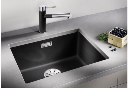 Мойка Blanco SUBLINE 500-U SILGRANIT отводная арматура InFino® белый preview 2