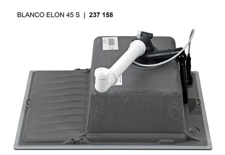 Мойка Blanco Elon 45S SILGRANIT PuraDur клапан-автомат InFino® жасмин preview 5