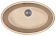 Мойка Florentina Вега Овал песочный