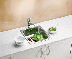 Мойка Alveus Basic 10 нержавеющая сталь микродекор