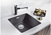 Купить Мойка Blanco SUBLINE 400-F отводная арматура InFino® антрацит preview 2
