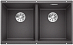 Купить Мойка Blanco SUBLINE 350/350-U SILGRANIT отводная арматура InFino® темная скала preview 1