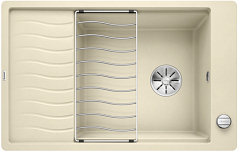 Мойка Blanco Elon XL 6 S-F SILGRANIT PuraDur клапан-автомат InFino® жасмин