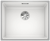 Мойка Blanco SUBLINE 500-IF отводная арматура InFino® белый