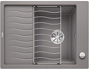 Мойка Blanco Elon 45S SILGRANIT PuraDur клапан-автомат InFino® алюметаллик
