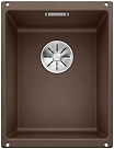 Мойка Blanco SUBLINE 320-U SILGRANIT отводная арматура InFino® кофе