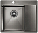 Мойка Paulmark Alster L вороненая сталь брашированная