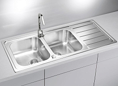 Мойка Alveus Line 100 нержавеющая сталь полированная