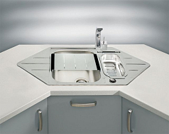 Мойка Alveus Line 40 нержавеющая сталь декор