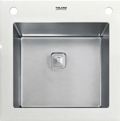 Мойка Tolero Ceramic Glass TG-500 белый