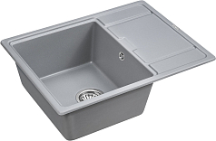 Мойка Paulmark Weimar серый металлик