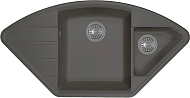Мойка Flortek Крокус 980 антрацит