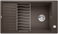 Мойка Blanco Elon XL 8 S SILGRANIT PuraDur клапан-автомат InFino® кофе