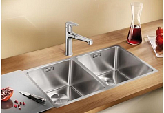 Мойка Blanco ANDANO 340/340-IF клапан-автомат