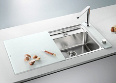 Мойка Blanco Statura 6-IF Crystal белое стекло