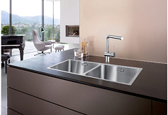 Мойка Blanco Andano 400/400-IF нержавеющая сталь зеркальная полировка