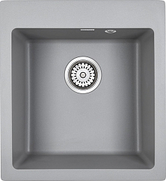 Мойка Paulmark Zemar серый металлик