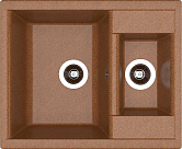 Мойка Florentina АСТРА 620К терракота