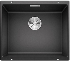 Мойка Blanco SUBLINE 500-U SILGRANIT отводная арматура InFino® антрацит