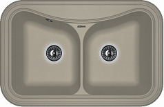 Мойка Florentina Крит 780А серый шёлк