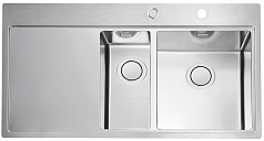 Мойка Alveus Pure Up 60 FI нержавеющая сталь матовая, чаша справа