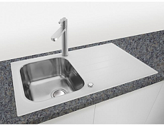 Мойка Alveus Glassix Up 10 белое стекло