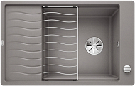 Мойка Blanco Elon XL 6 S-F SILGRANIT PuraDur клапан-автомат InFino® алюметаллик