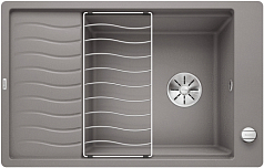 Мойка Blanco Elon XL 6 S-F SILGRANIT PuraDur клапан-автомат InFino® алюметаллик