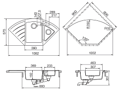 Мойка Schock LOTUS 90C CRISTADUR поларис