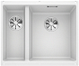 Мойка Blanco SUBLINE 340/160-U SILGRANIT чаша справа, отводная арматура InFino® белый