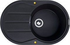 Мойка Zigmund & Shtain Kreis OV 770 B черный базальт