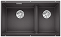 Мойка Blanco SUBLINE 430/270-U отводная арматура InFino® темная скала