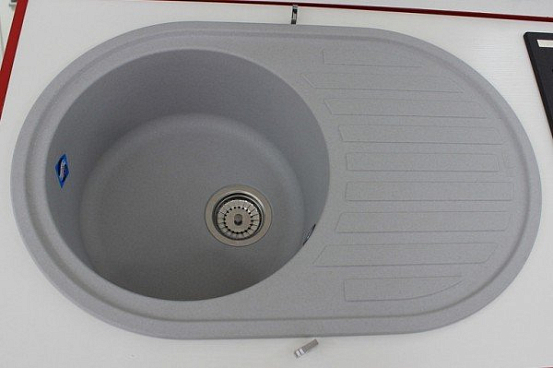 Мойка Franke ROG 611 серый, вентиль-автомат в комплекте preview 2
