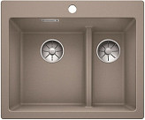 Мойка Blanco PLEON 6 Split SILGRANIT PuraDur серый беж