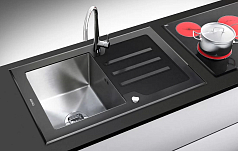 Мойка Tolero Ceramic Glass TG-780 черный