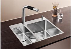 Мойка Blanco Andano 340/180-IF/A чаша справа, клапан-автомат