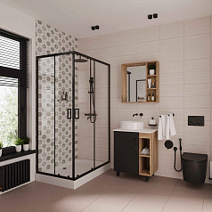Душевое ограждение Niagara NG-6811-08 black