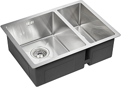 Мойка Paulmark Zusat PM225944-BSL нержавеющая сталь брашированная левая