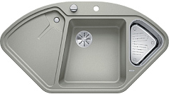 Мойка Blanco DELTA II SILGRANIT клапан-автомат InFino® жемчужный