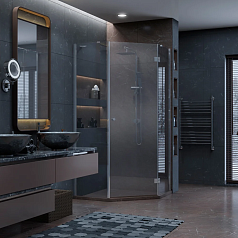 Душевое ограждение Ambassador 12011111R (Niagara Premium)