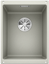 Мойка Blanco SUBLINE 320-U SILGRANIT отводная арматура InFino® жемчужный
