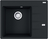 Мойка Franke CNG 611/211-62 TL чаша слева черный матовый