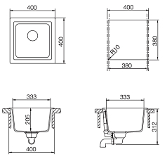 Мойка Schock EURO 40 CRISTALITE саббиа