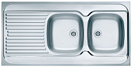 Мойка Alveus Classic 100 нержавеющая сталь атласная, крыло справа