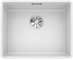 Мойка Blanco SUBLINE 500-F отводная арматура InFino® белый