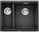 Мойка Blanco SUBLINE 340/160-U SILGRANIT чаша справа, отводная арматура InFino® антрацит